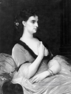  academic Oil Painting - Portrait of a Lady Academicism Alexandre Cabanel